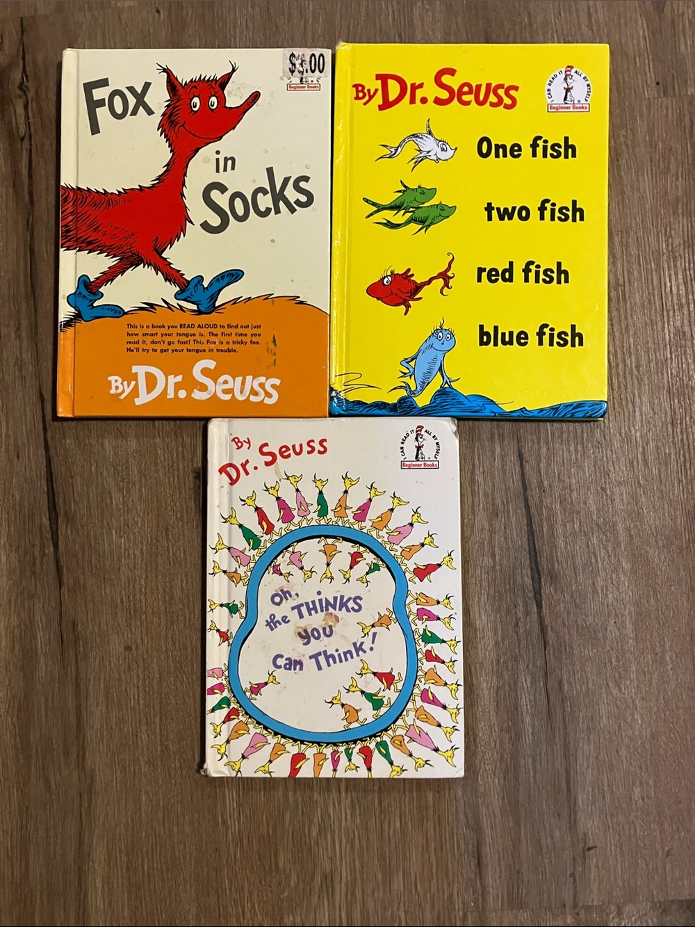 Dr. Seuss Yellow One Fish Two Fish Board Book Set - Picture 1 of 2
